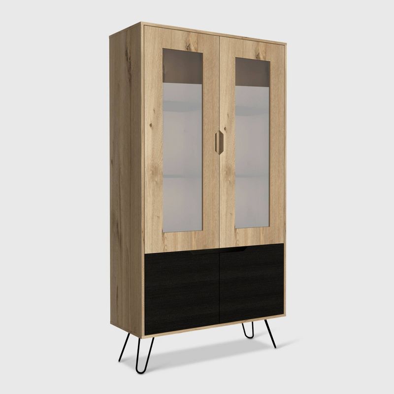 Wood 2 Door Storage Cabinet in White-Pemberly Row