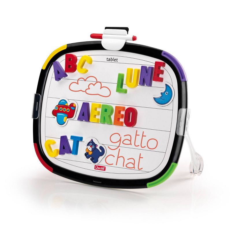 Quercetti Double-Sided Magnetic Board with Letters