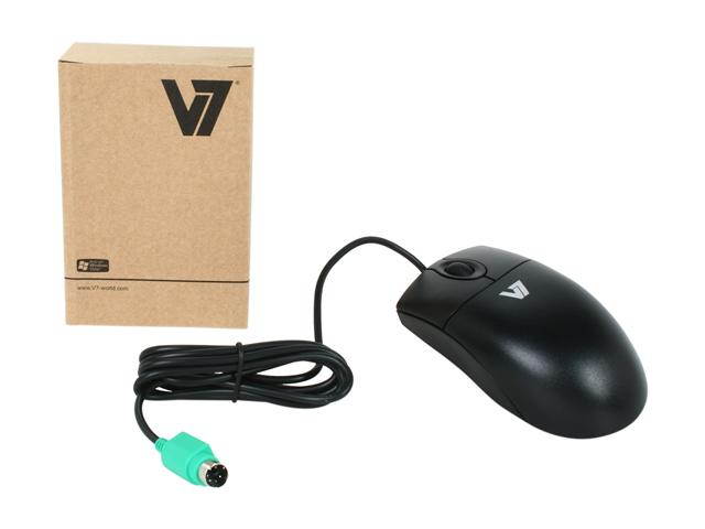 V7 M30P20-7N Black Wired Optical Mouse