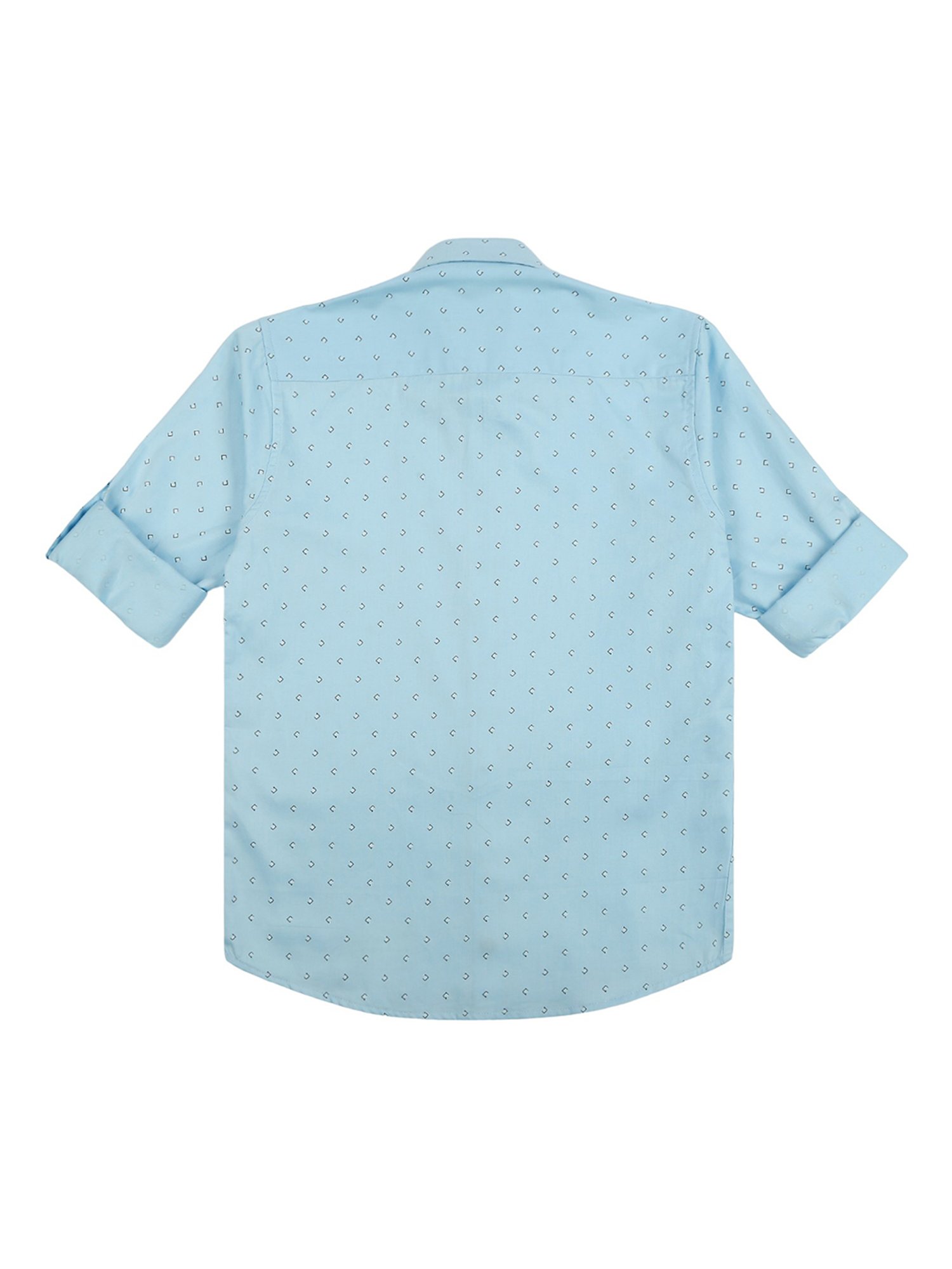 Cavio Kids Blue Cotton Printed Shirt