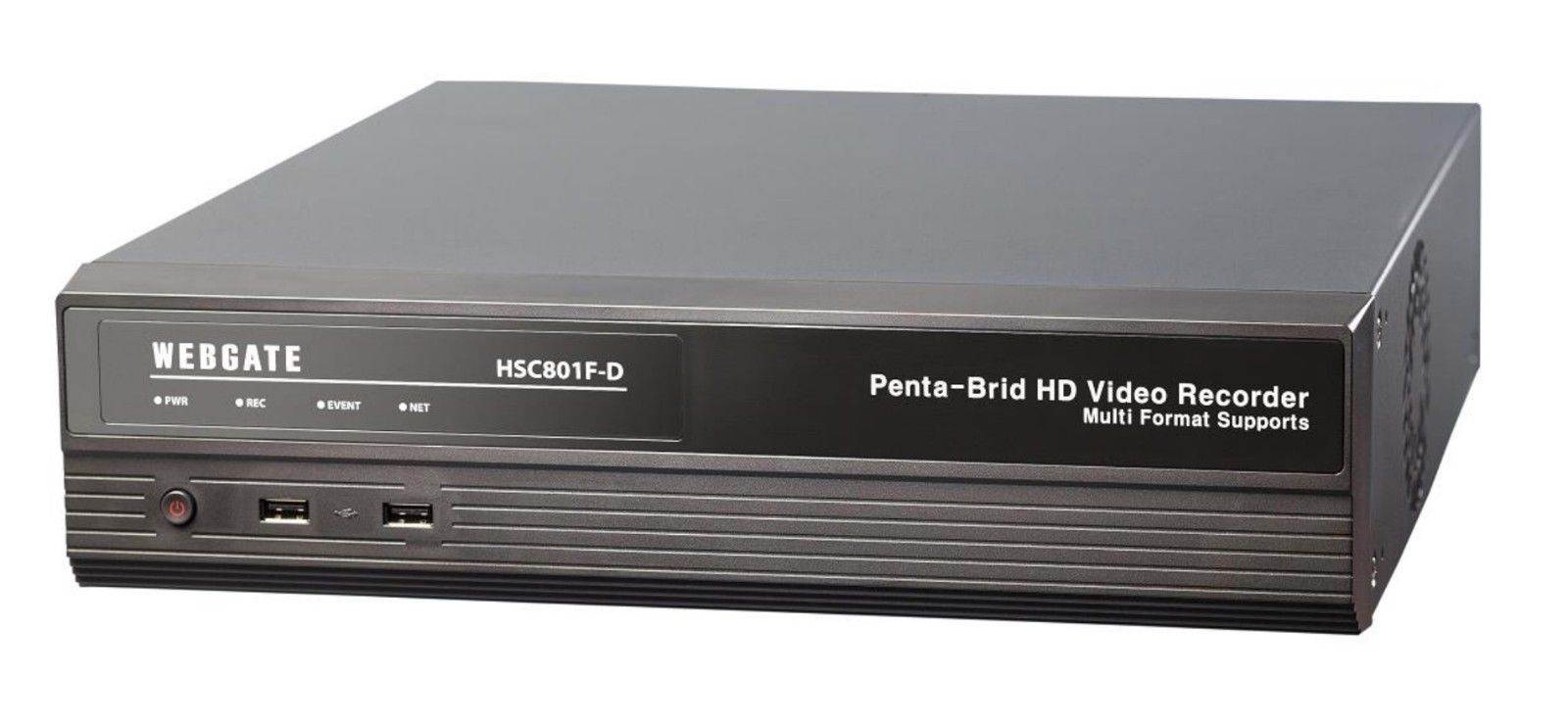 Webgate HSC801F-D Hybrid 8ch DVR HD-SDI & analog, DoubleReach, made in Korea