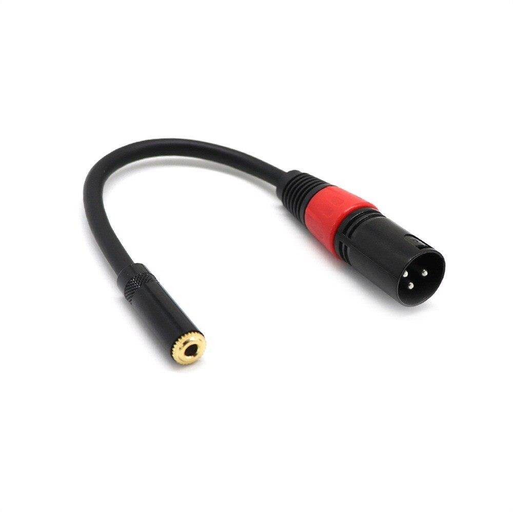 0.2-3 M Cable Microphone Lead 3.5mm Female to XLR Male 0.3M 0.5M 1M 3M Audio Adapter Plugs RD Line Audio Adapter