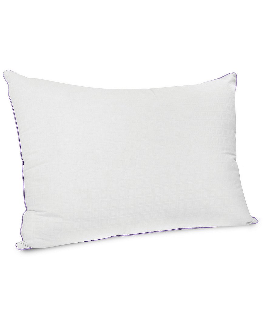 Sensorpedic Wellness Collection Fiber Bed Pillow with Lavender Infused Fabric Cover