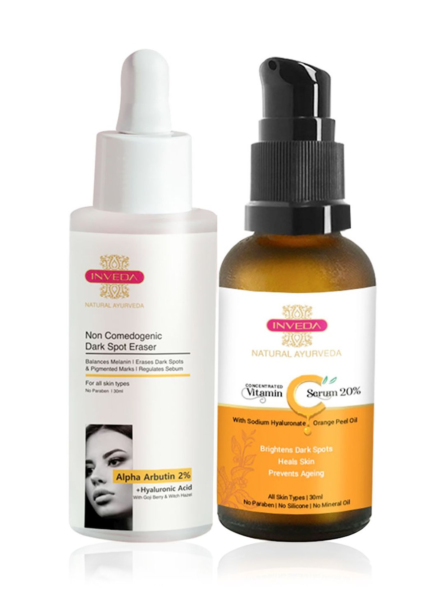 INVEDA Vitamin C Dark Spot Eraser Rasa Combo