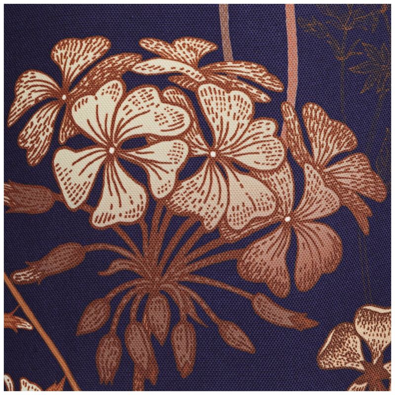 Springcrest Off-White White Drum Lamp Shade Modern Silver Circles 15x16x11 - Spider