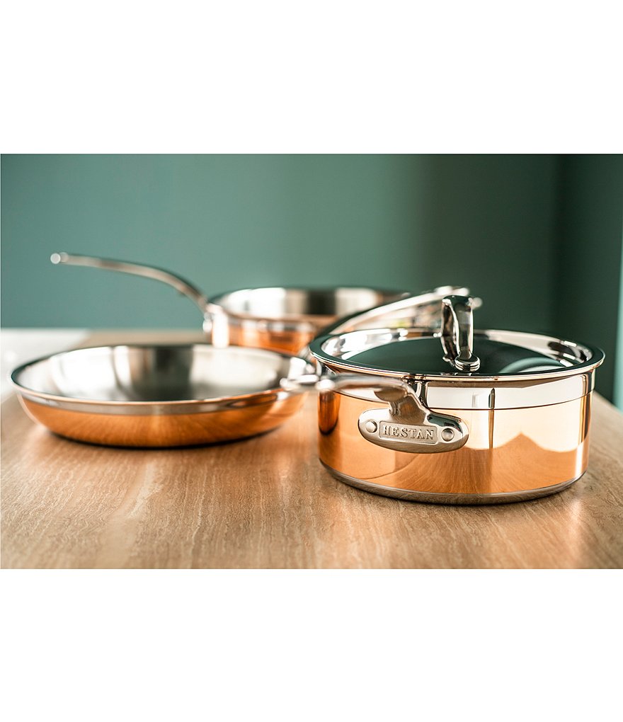 Hestan CopperBrand Induction Copper Skillet, 11#double;