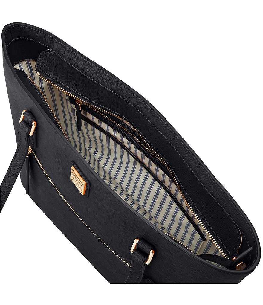 Dooney & Bourke Saffiano Collection Large Leather Shopper Tote Bag