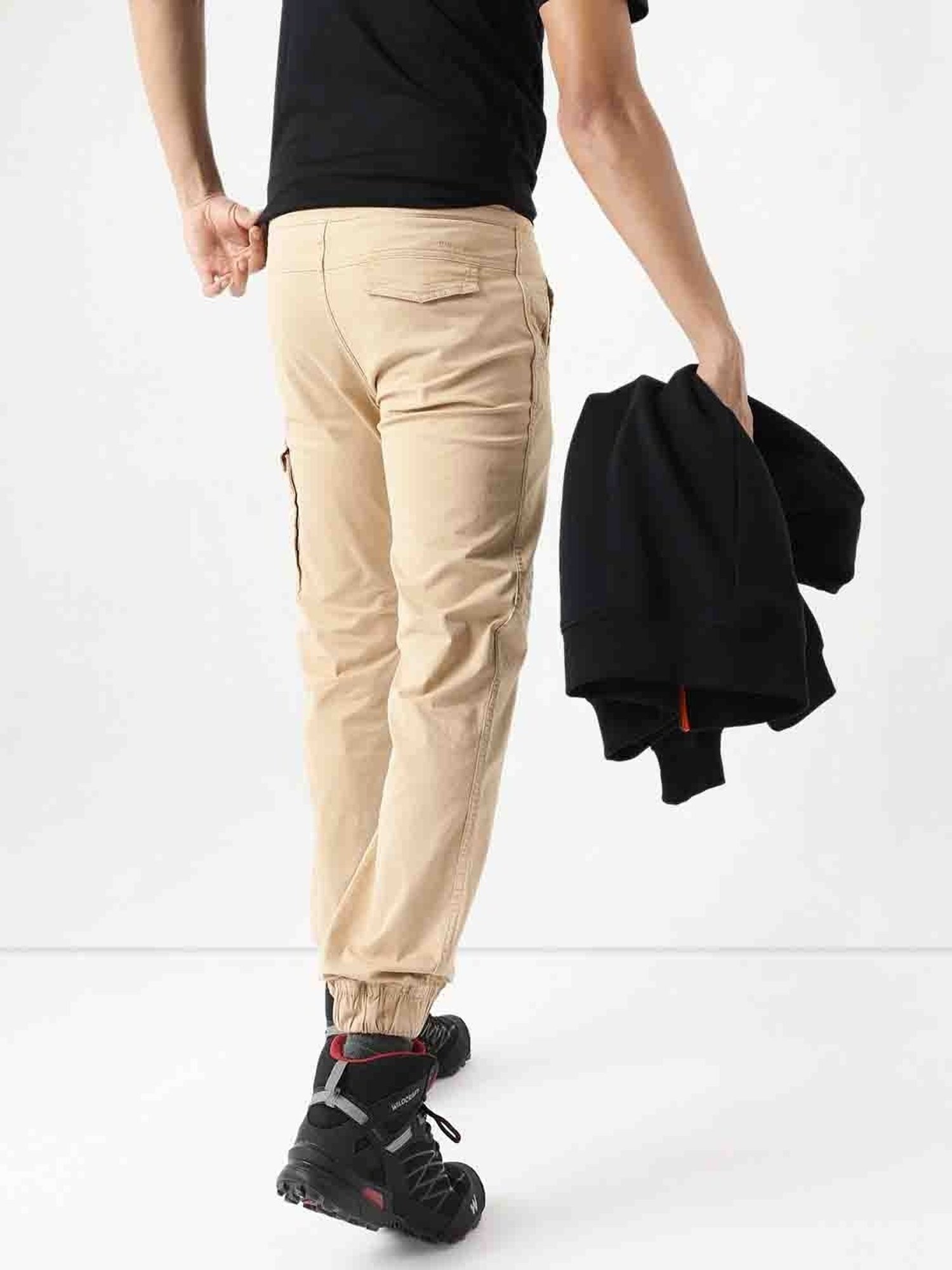 Wildcraft Light Khaki Regular Fit Cargos