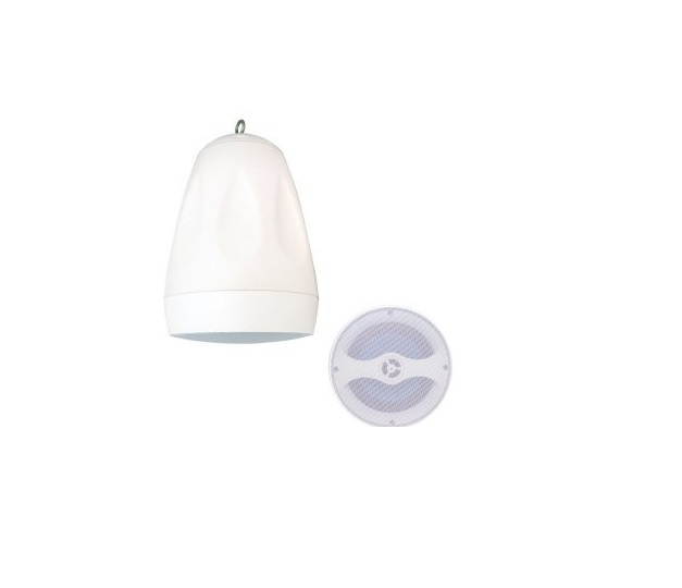 SPECO TECHNOLOGIES SP6PTW Speaker System,w/Transformer,White,88dB