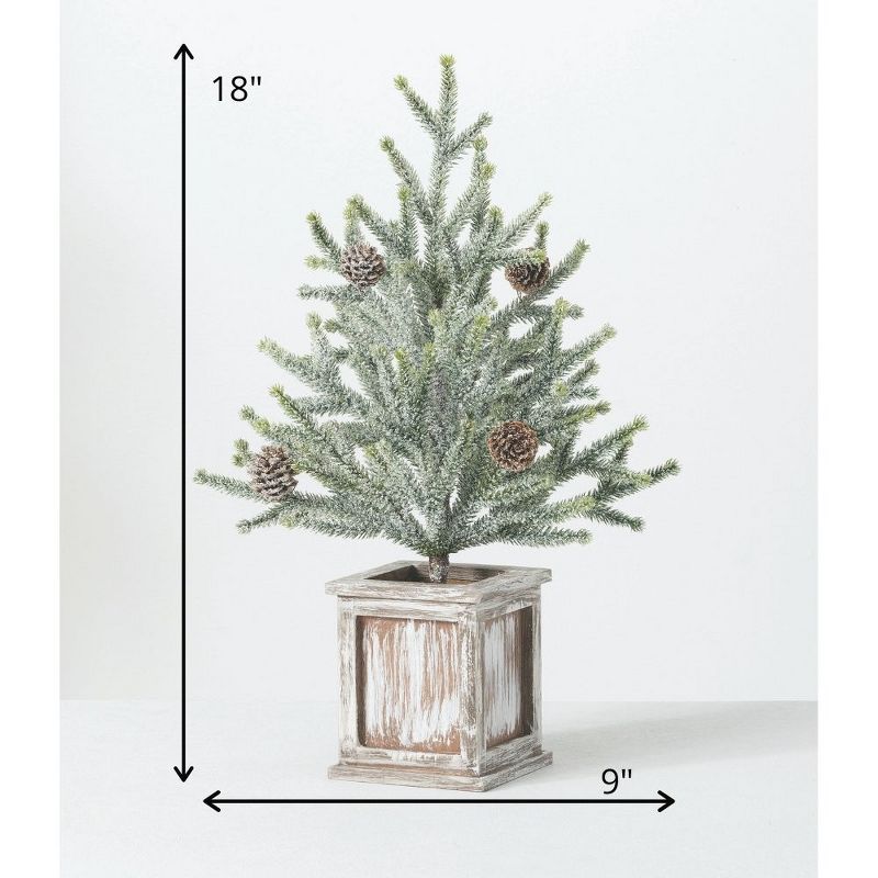 Home Heritage Snowdrift Spruce 6.5 Foot Flocked Christmas Tree with White Lights