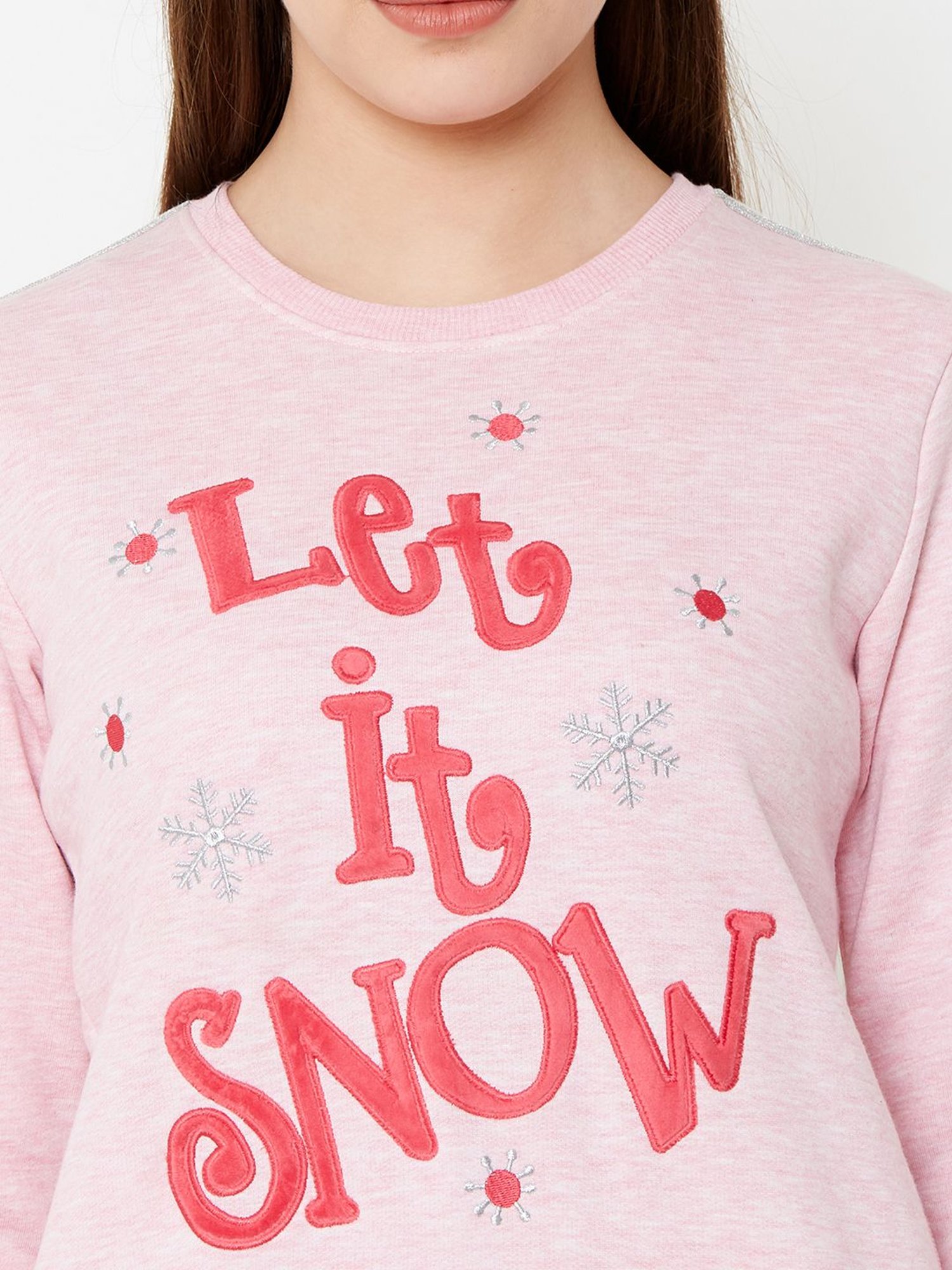 Sweet Dreams Pink Mel Embroidered Tracksuit