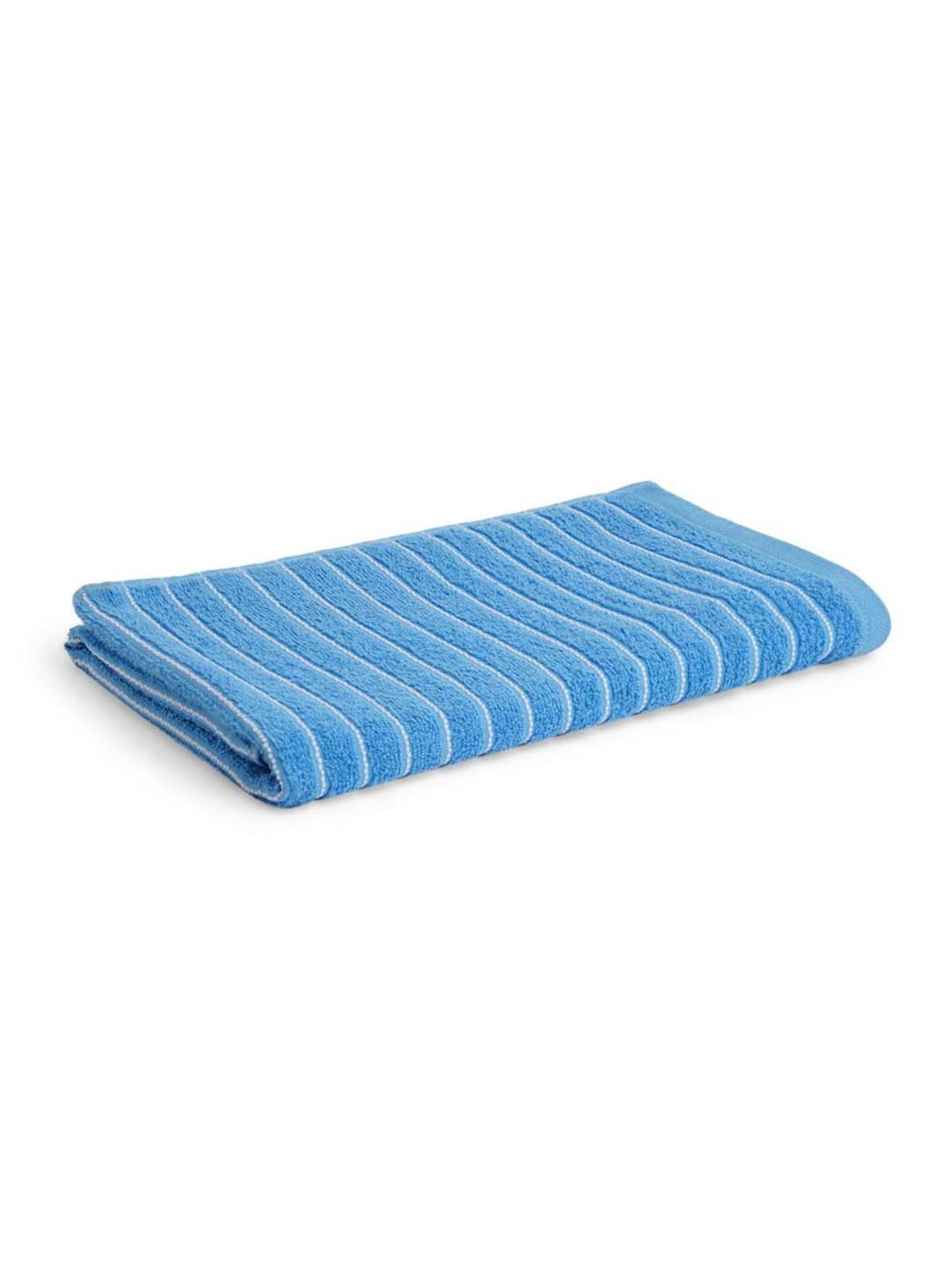 Welspun 2-In-1 Royal Blue Cotton 250 GSM Bath Towel