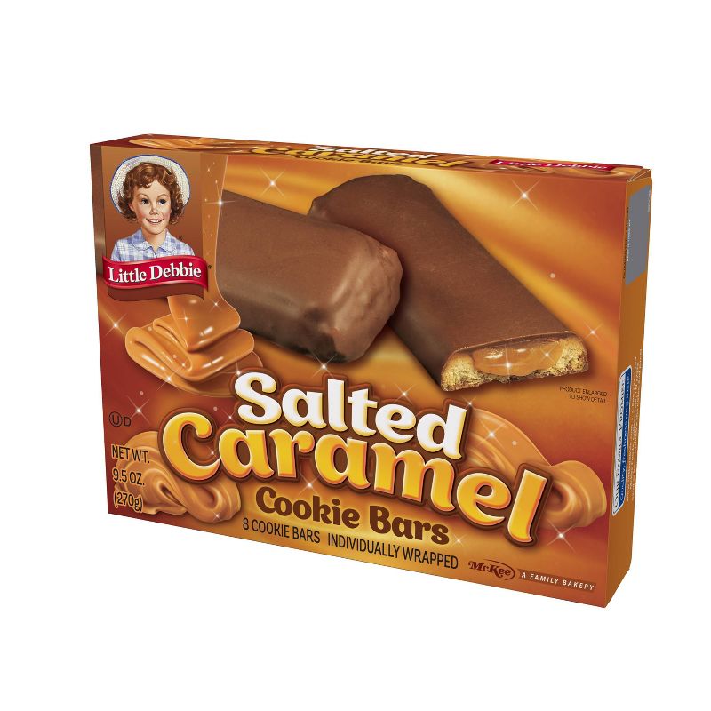 Little Debbie Salted Caramel Cookie Bars - 8ct/9.5oz