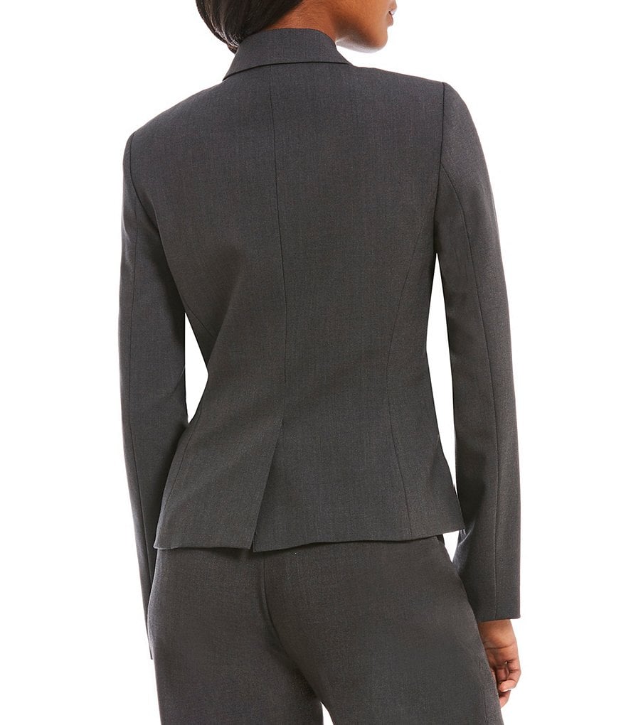 Calvin Klein Petite Notch-Collar Jacket