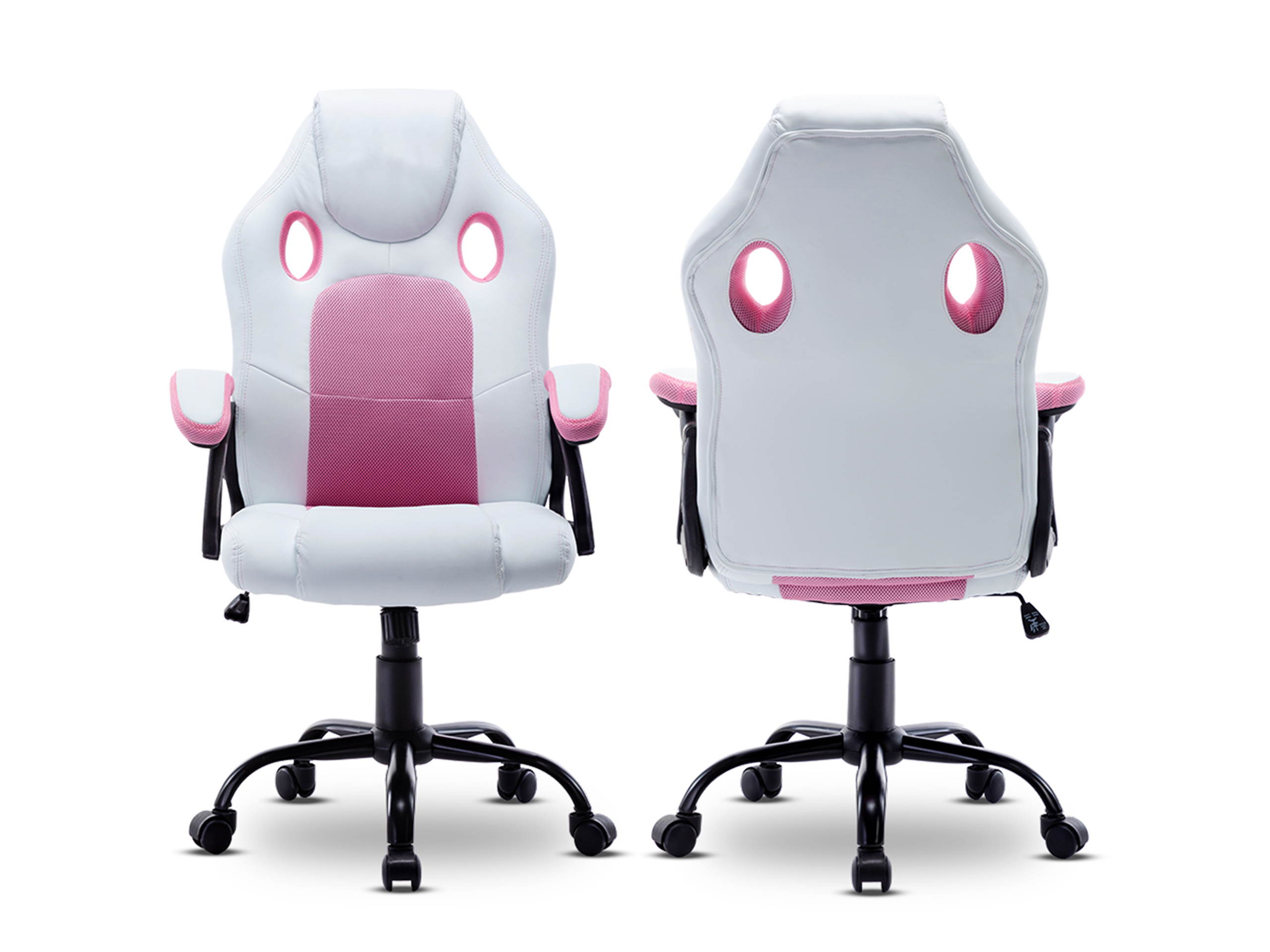 Volans Breathable Mesh Gaming Chair,Ergonomic Racing Office Computer Game Chair-Swivel Rocker E-Sports Chair with Adjustable Backrest and Seat Height,Dark Grey