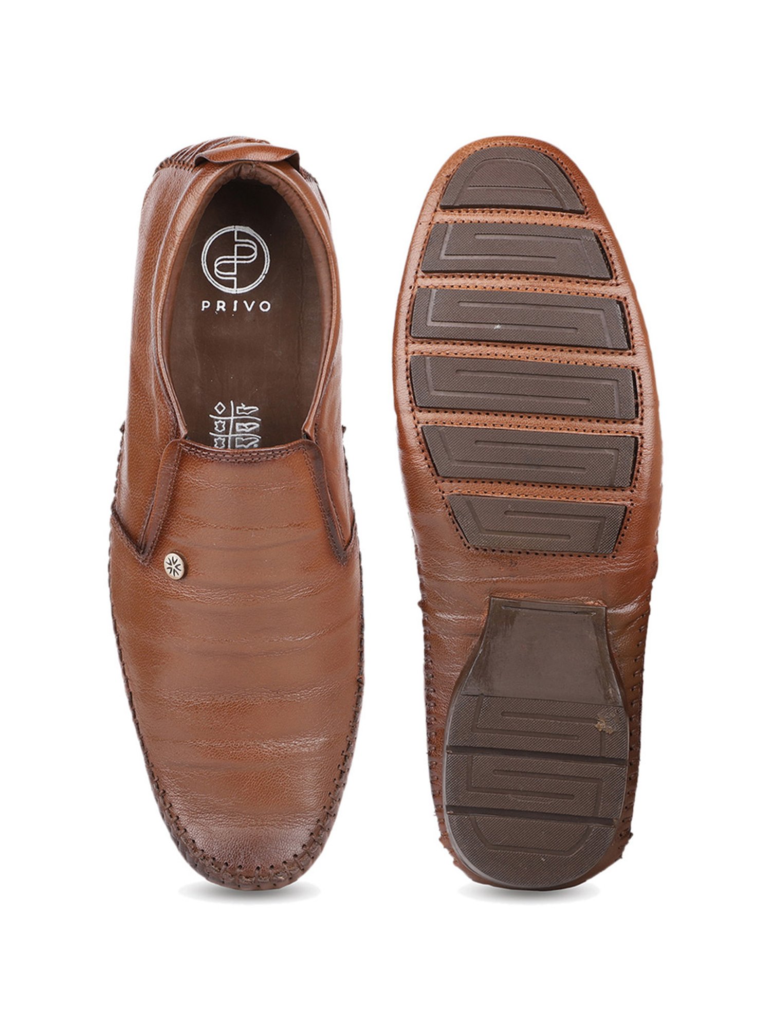 Privo by Inc.5 Men's Tan Formal Loafers