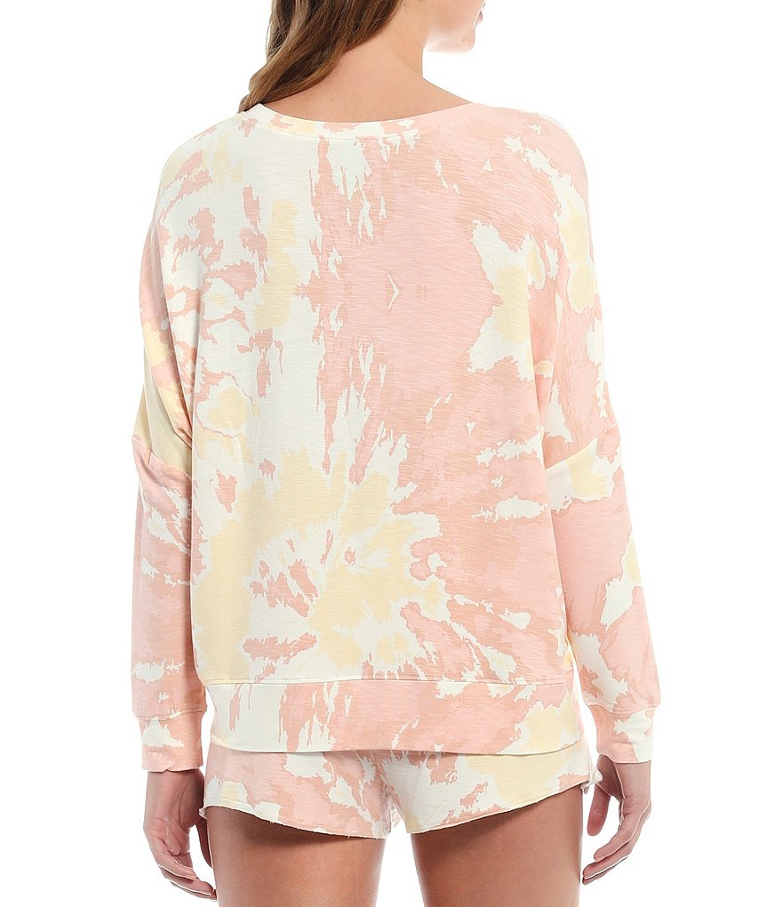 Donna Karan Abstract Print Knit Sleep Pants