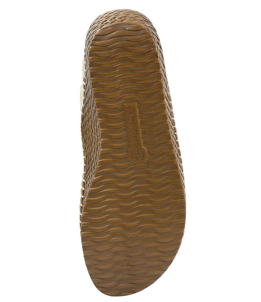 L'Amour Des Pieds Yizzy Perforated Suede Slingback Wedges