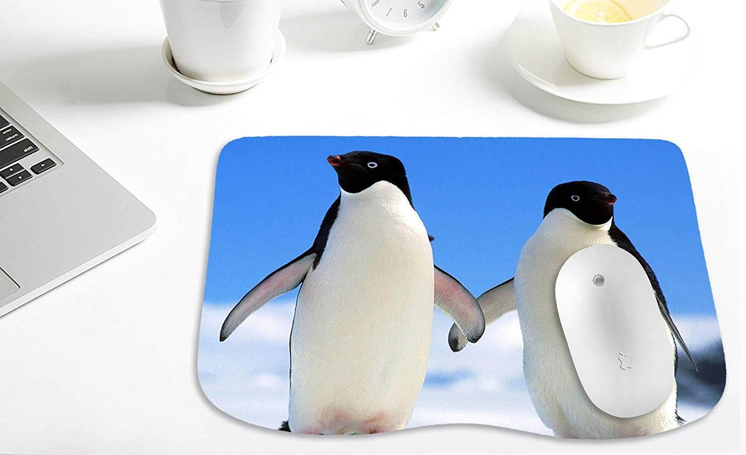 Cute Penguins Curve Mouse pad Customized Non Slip Rubber Mosue Pad Mouse pad Gaming Mouse Pad