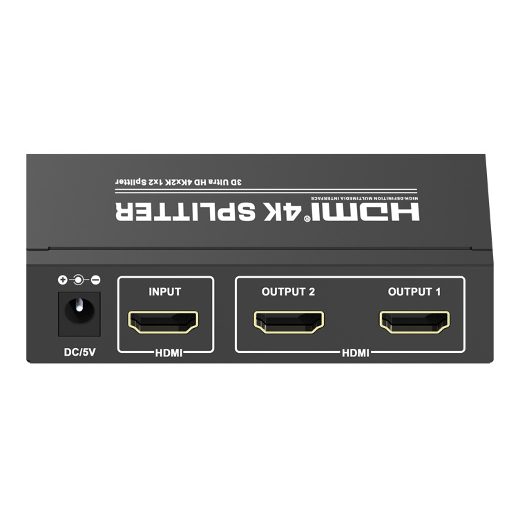 4K 1x2 HDMI Splitter Full HD 1080p HDMI Video Converter 1X2 Screen Split 1 In 2 Out Dual Display HDCP 3D for PS4 DVD PC To TV