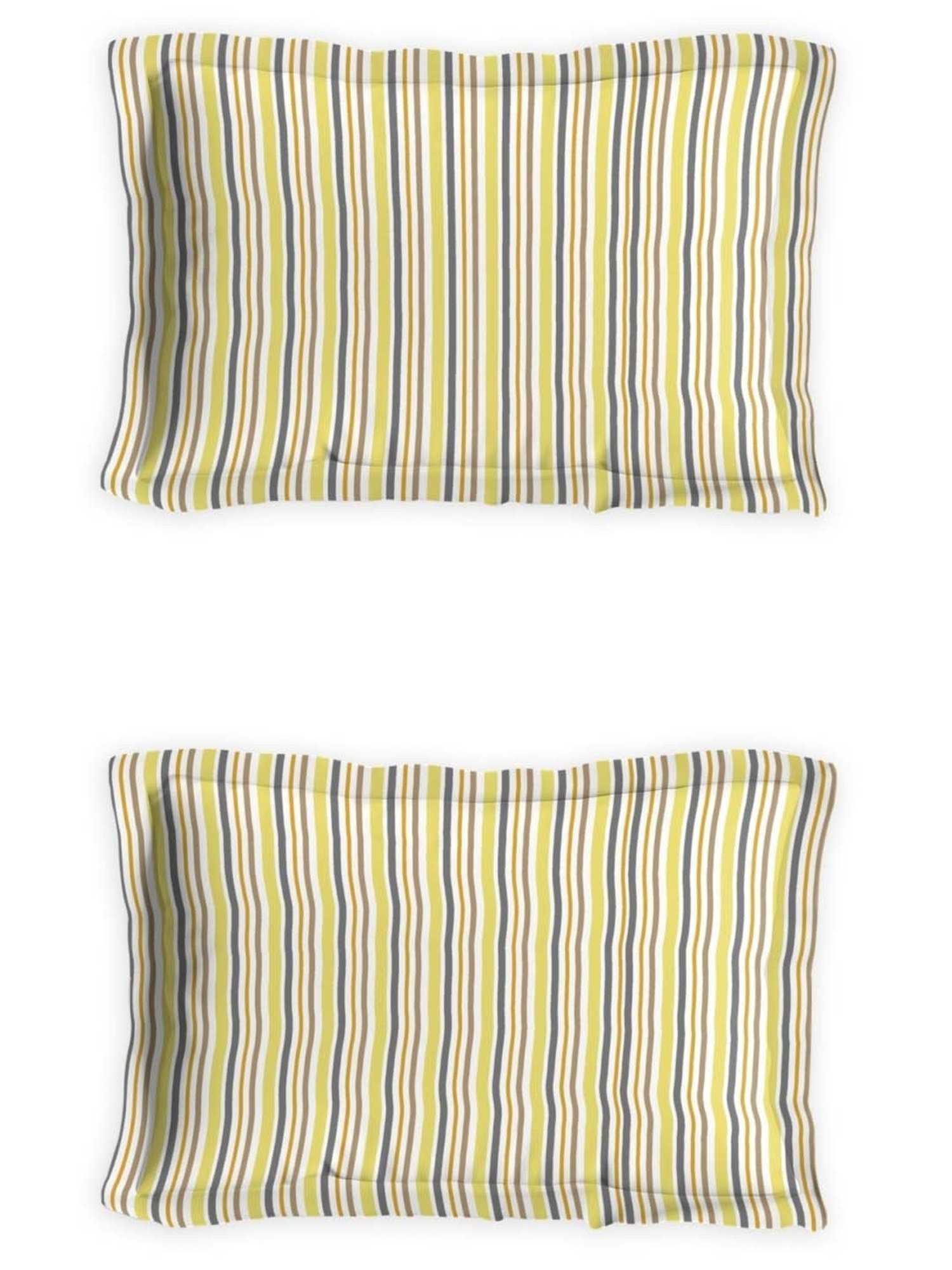 DDecor Alpha Floral Yellow 144 TC Cotton Double Bedsheet with 2 Pillow Covers