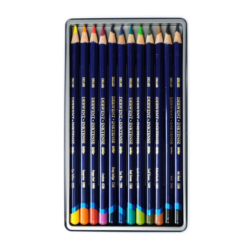 12ct Inktense Pencil Set - Derwent