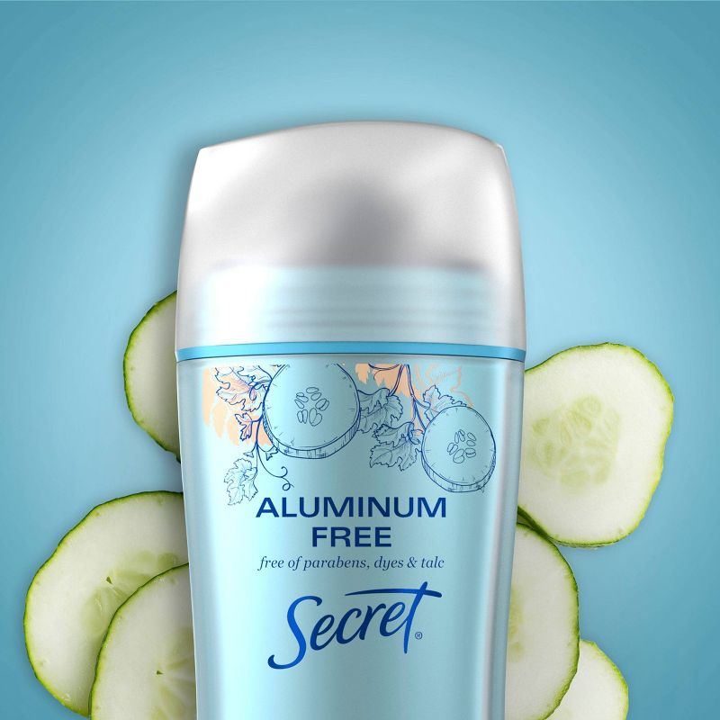 Secret Aluminum Free Deodorant Cucumber - 2.4oz