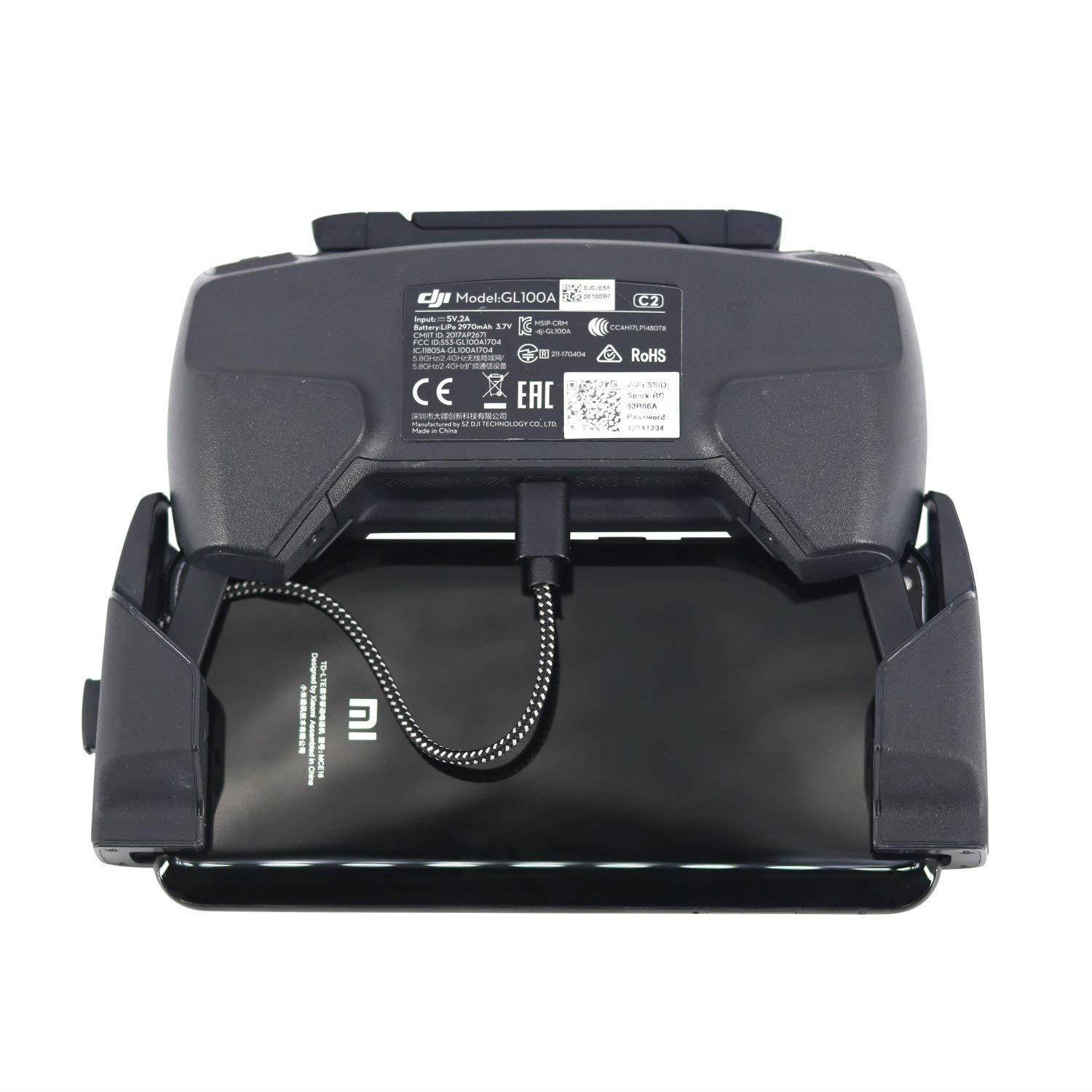 Anbee Nylon Braided Spark Lightning Cable/Android Micro-USB/USB Type-C Cable for DJI Spark & DJI Mavic Pro Drone, Fits iOS/Android Cellphone and Tablets