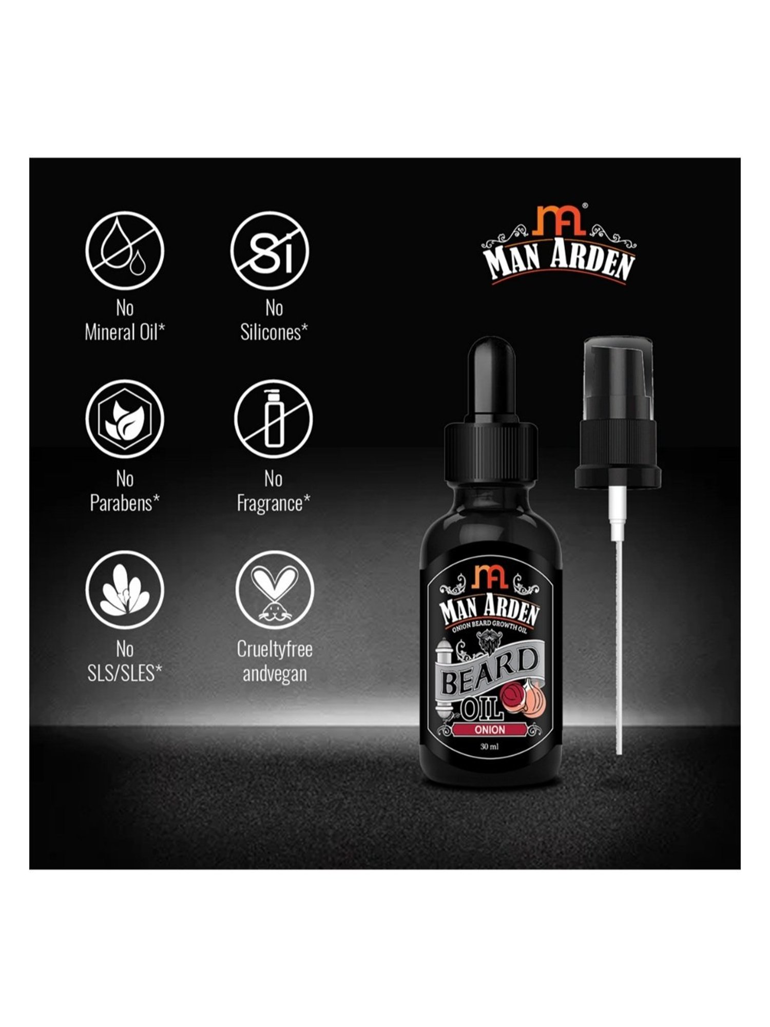 Man Arden Onion Beard Growth Oil - 30 ml