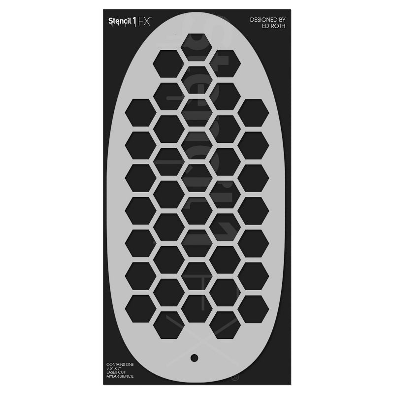 Hexagon Makeup Stencil Halloween Costume Makeup