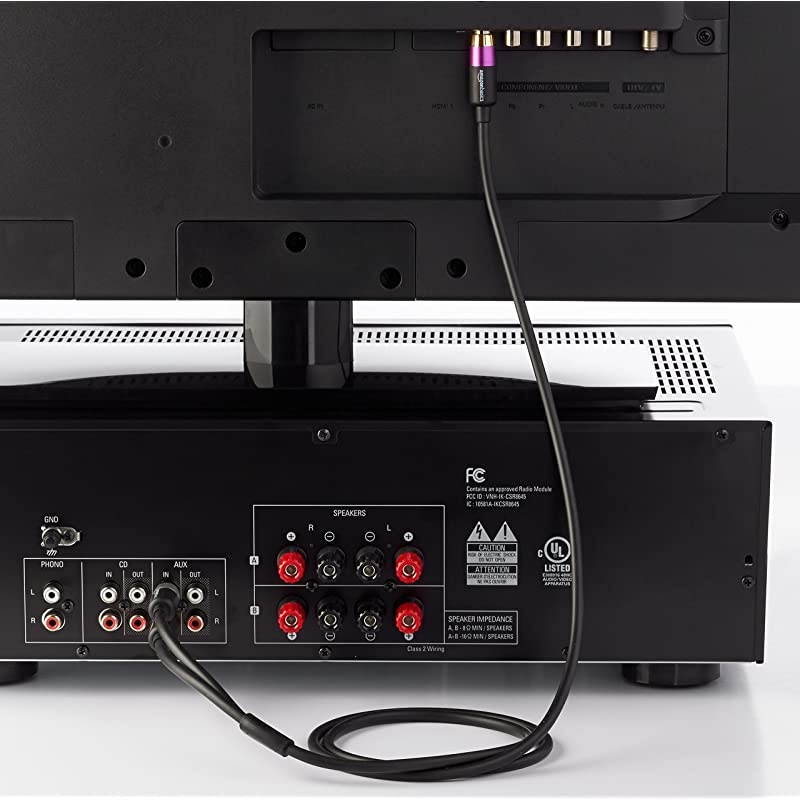 1Male to 2Male RCA Audio Stereo Subwoofer Cable 15 Feet