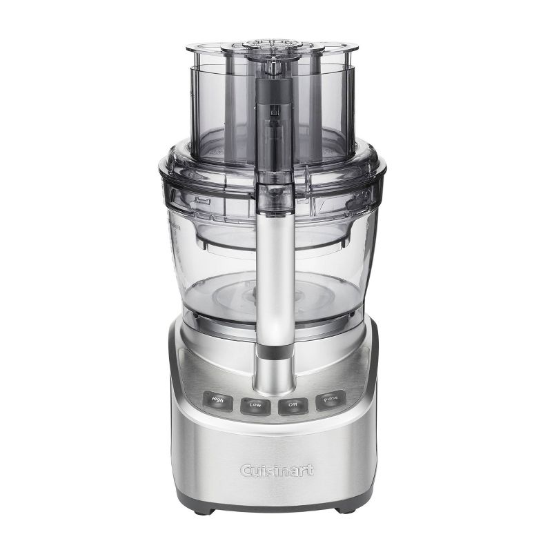 KitchenAid 2 Speed Pulsing Meal Prep Compact Mini Food Processor Chopper with 3.5 Cup Working Bowl, Contour Silver (Certified Refurbished)