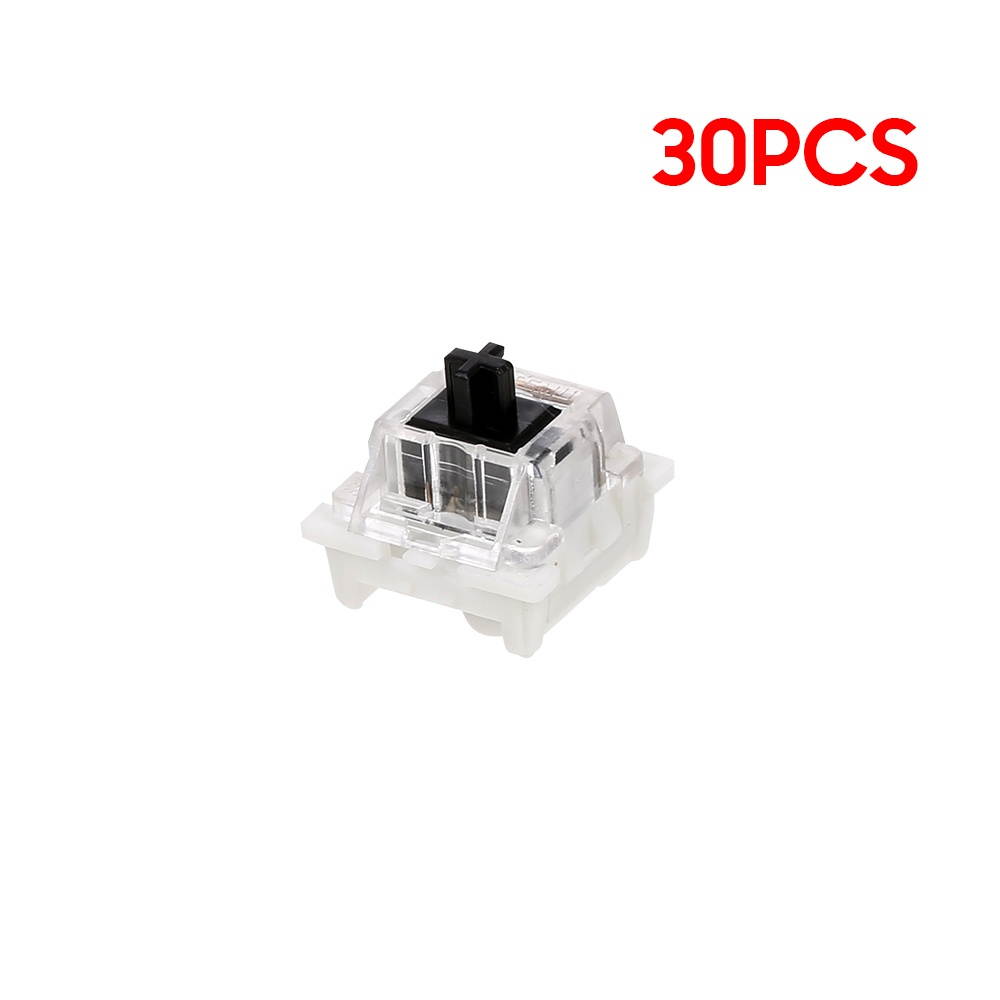 General Mechanical Keyboard Shaft Switch Replaceable Mechanical Keyboard Switch OUTMU Mechanical Black Switch 30PCS