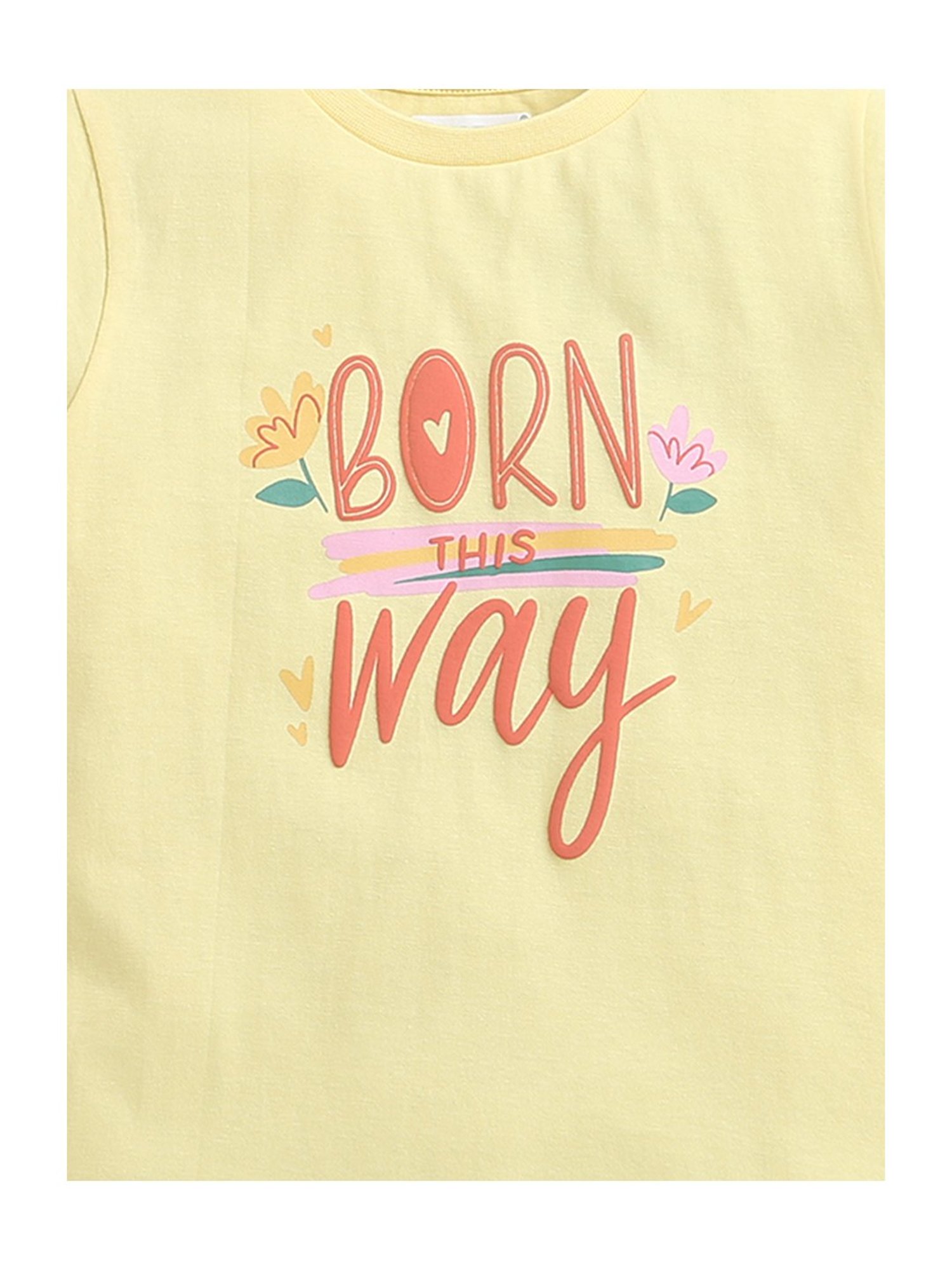 Bumzee Kids Multicolor Printed T-Shirt with Capri