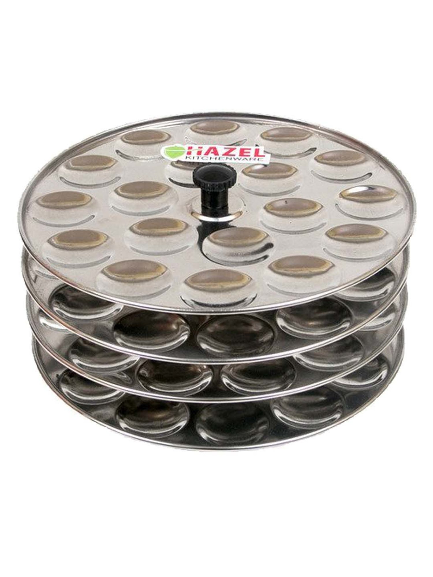 Butterfly Silver Stainless Steel Standard Idli Maker With Friendly Cooker