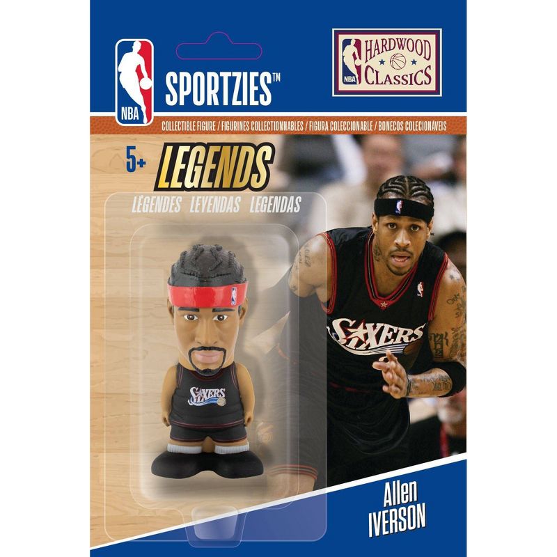 NBA Philadelphia 76ers Sportzies Action Figure - Allen Iverson