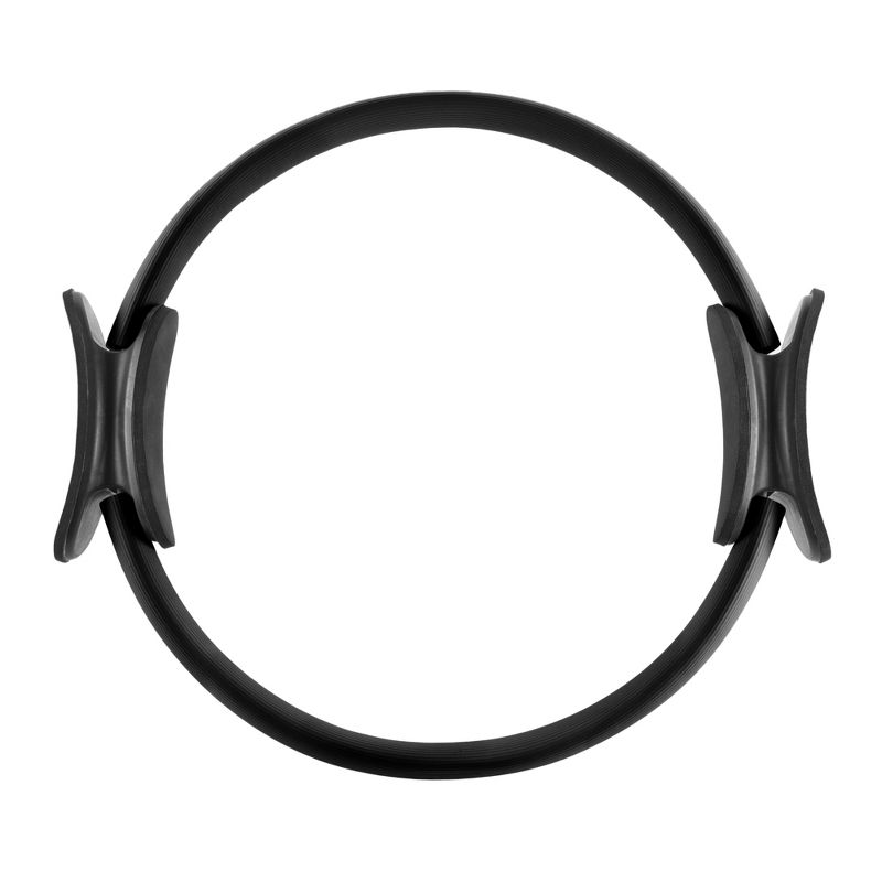Wakeman Fitness 15" Pilates Dual Grip Toning Ring - Black