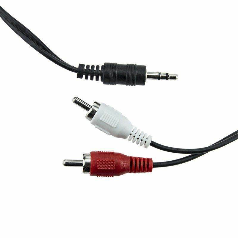12FT 3.5mm Plug Jack to 2 RCA Male Stereo Audio Cable