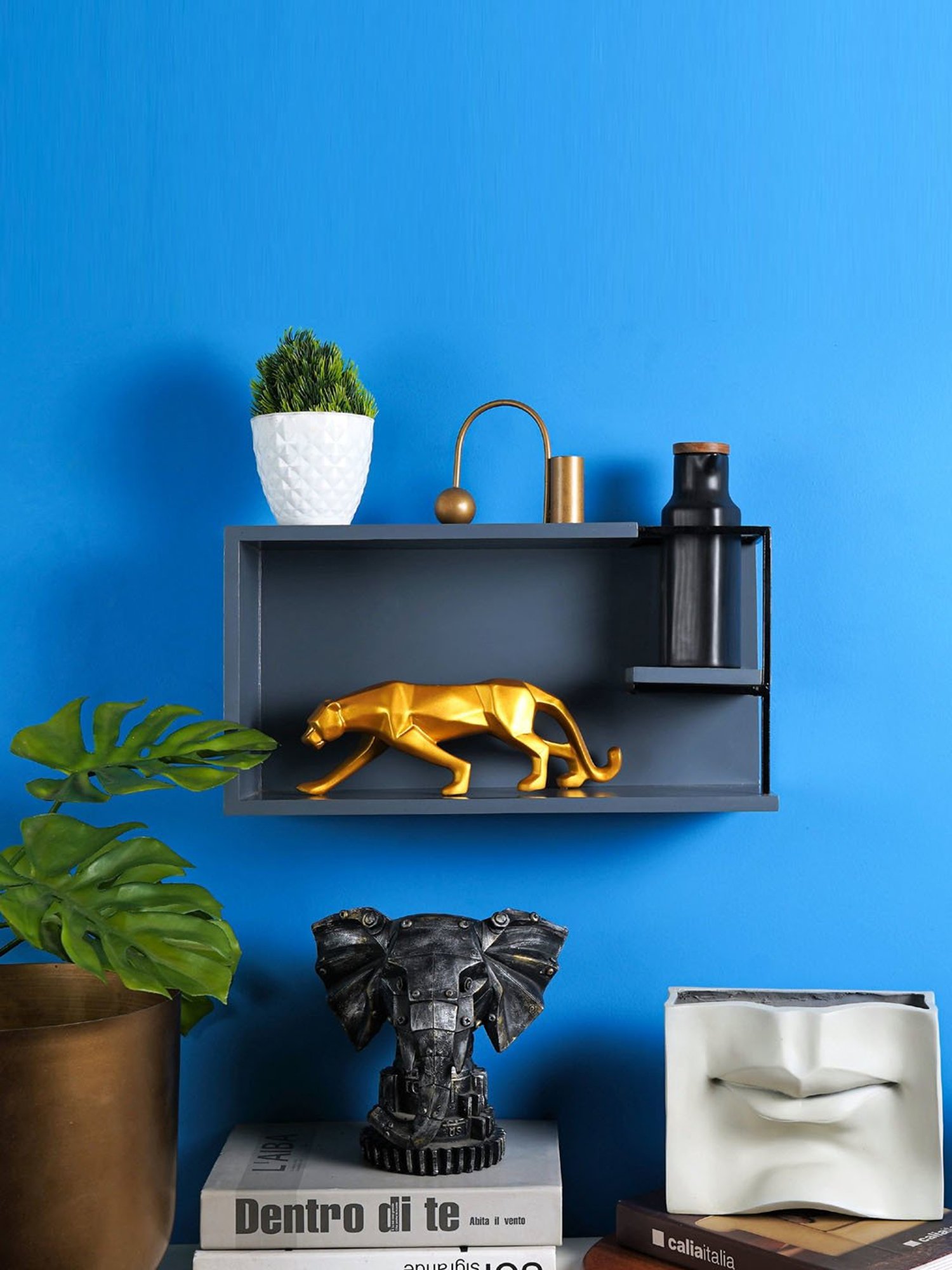 Nilkamal Cora White Engineered Wood TV Entertainment Unit with 2 Shelves