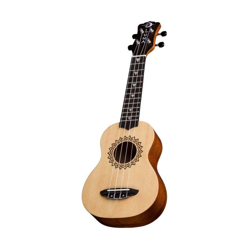 Luna Guitars Vintage Spruce Soprano Ukulele Satin Natural