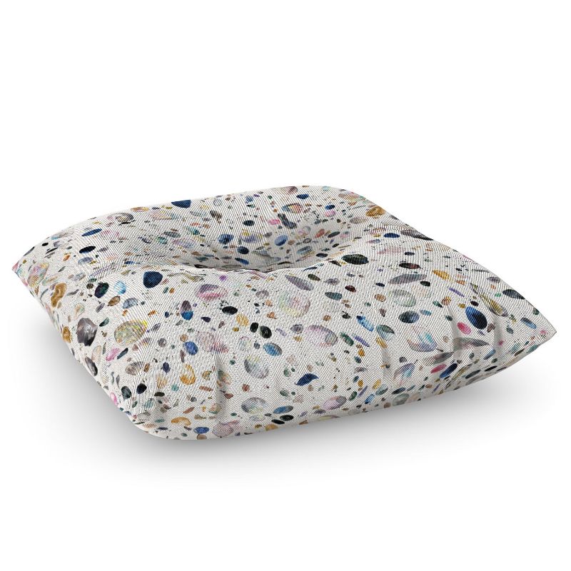 Ninola Design Mineral Terrazzo Square Floor Pillow - Deny Designs