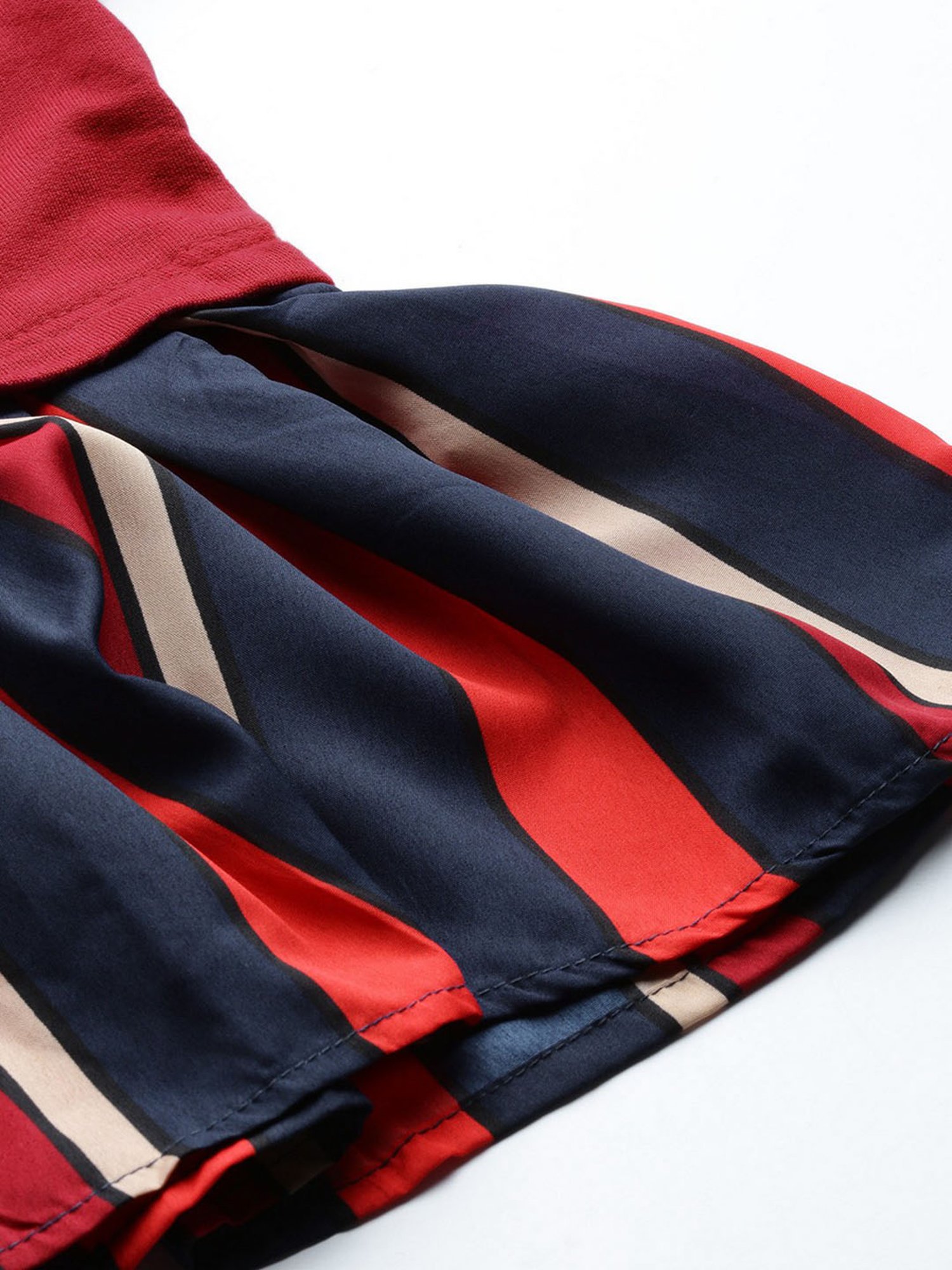 Belle Fille Maroon Full Sleeves Sweatshirt