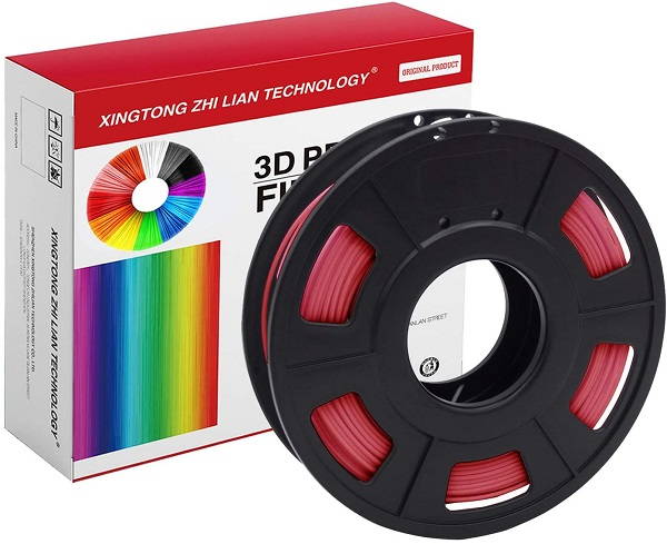 XTZL3D| PLA Material Printing Filament for 3D Printer, Red,200g, 1.75mm