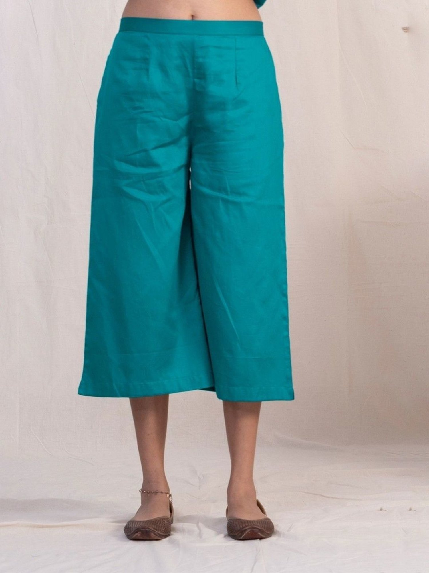 Akiso Jashn Blue Short Plazzos