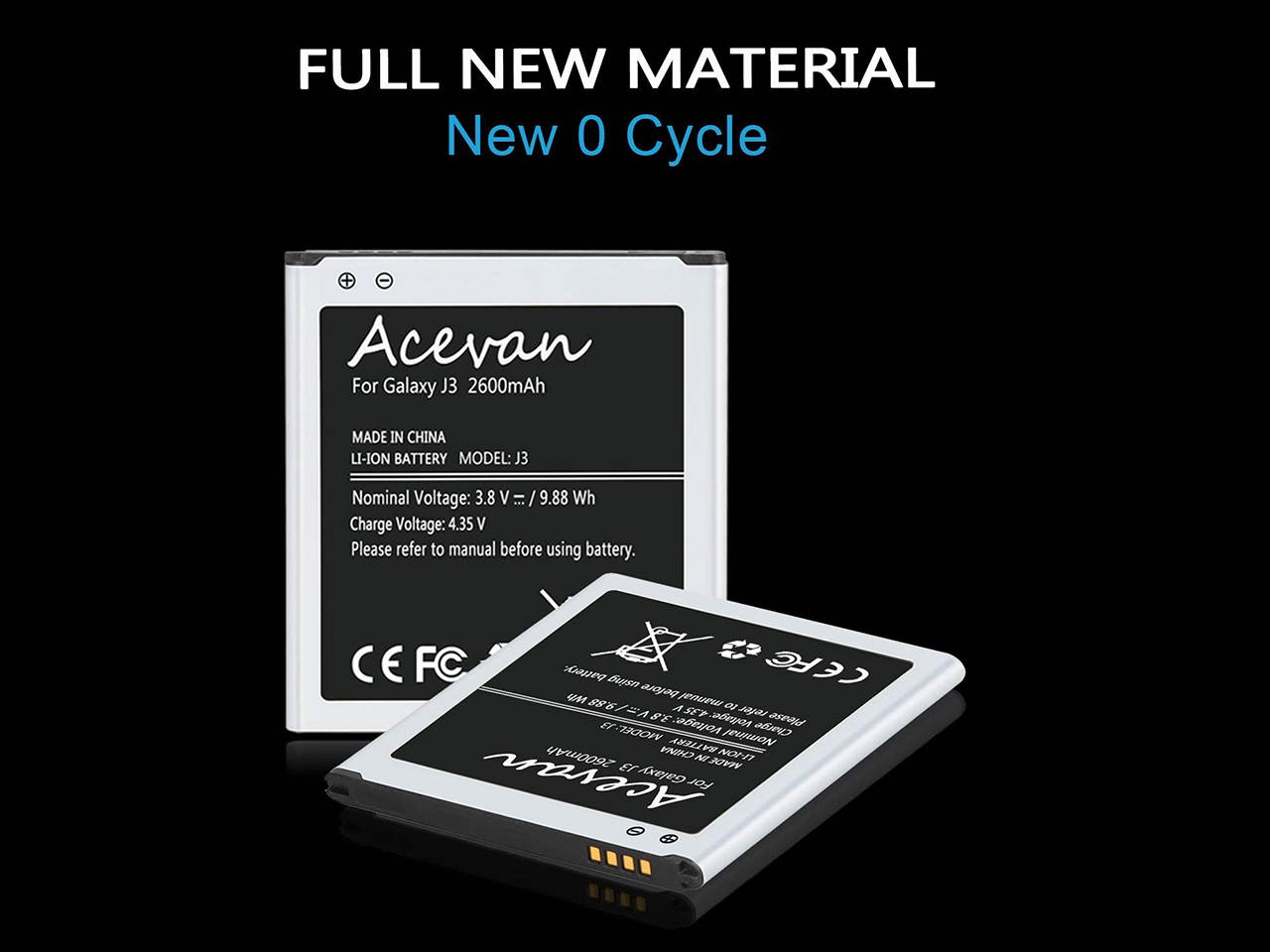Galaxy J3 Battery Replacement Acevan Battery for Samsung Galaxy Grand Prime G530 G530W EB-BG530BBU EB-BG530BBE Galaxy J3 2016 J320W8 J320A J3 Emerge J327P J327W Galaxy J3 2018 J337W Galaxy J5 J500