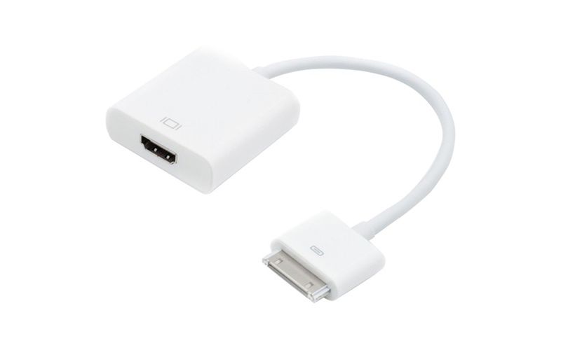 4XEM 30Pin Apple Proprietary connection to HDMI Adapter for Apple iPhone/iPad/iPod with 30pim connection
