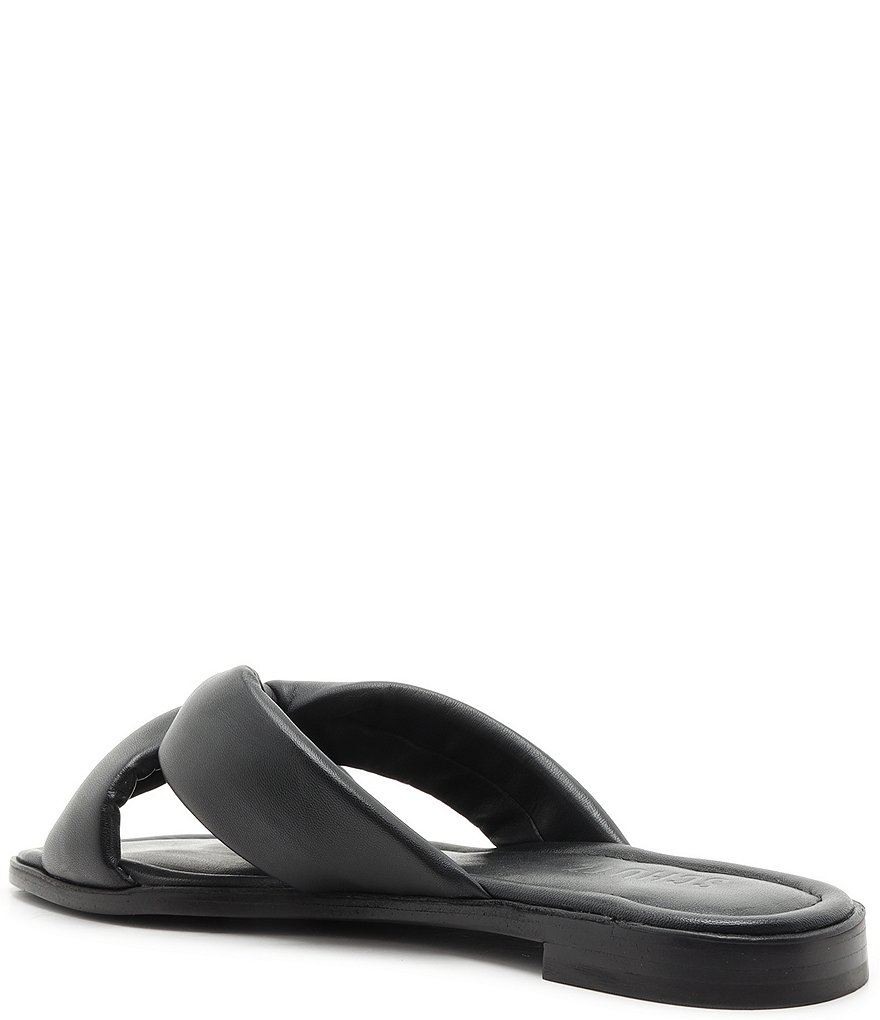 Schutz Fairy Leather Slide Sandals