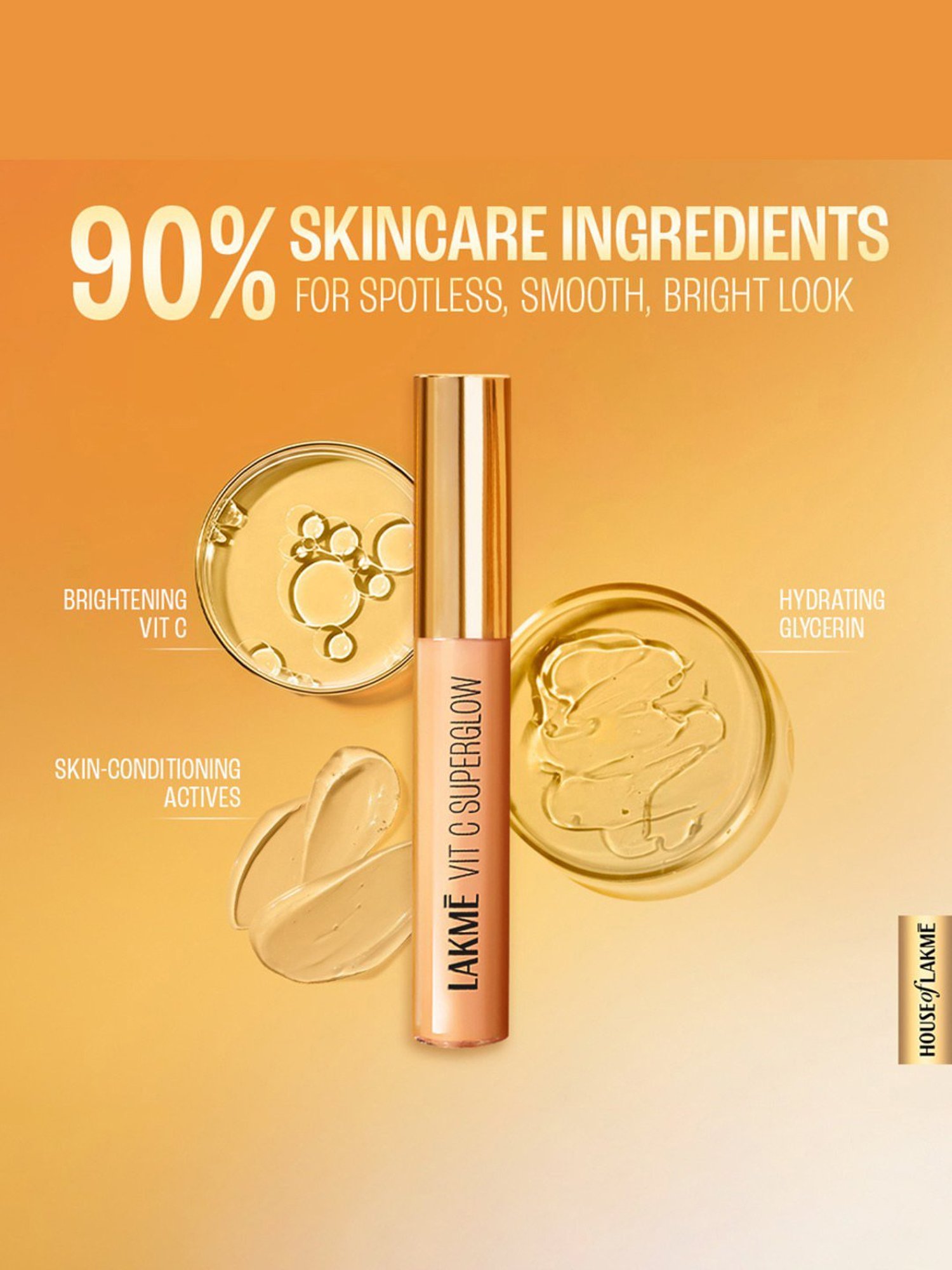 Lakme Vit C Superglow Concealer 24 Beige - 5.4 ml