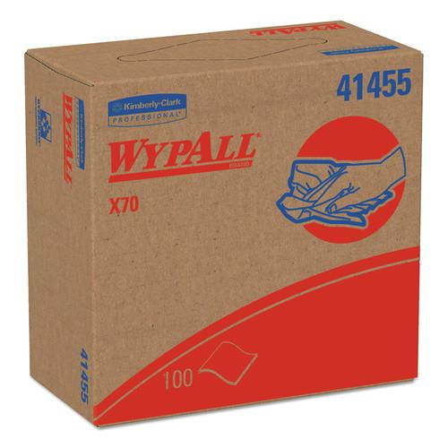 Kimberly-Clark Professional Wypall X70 Wipers Pop-Up Box 100Shts/BX WE 41455BX