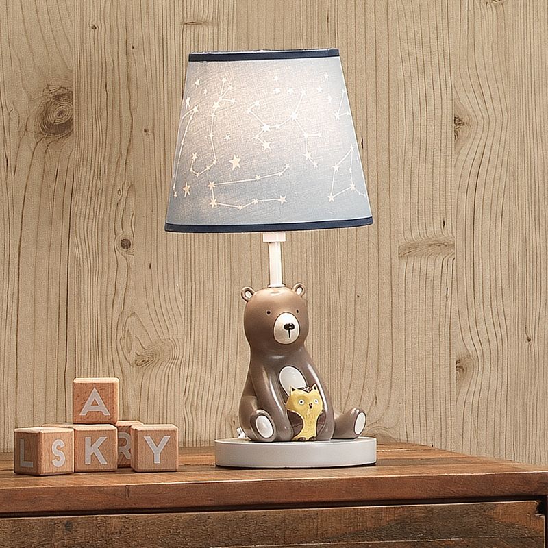18" 2-Light Luna Clamp Arm Table Lamp with Mushroom Shade Matte Black - Globe Electric